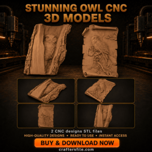 Owl CNC 3D Models