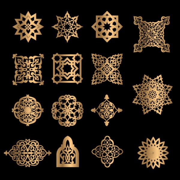 arabic laser cut pattern