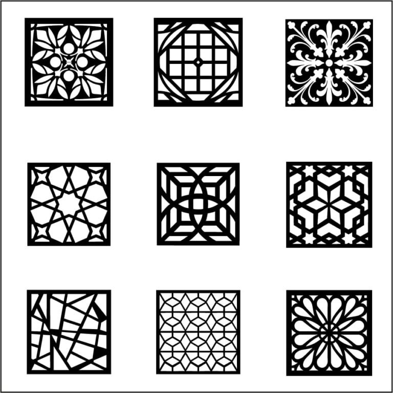 Machine Cnc Pattern 35 Laser Cut and CNC Patterns – Intricate Designs for Precision Cutting