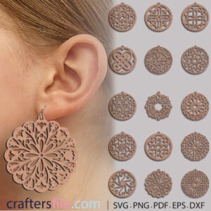 earring laser cut files