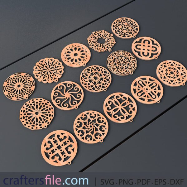 earring laser cut files