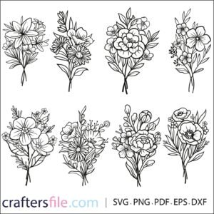 flower vector graphics png​