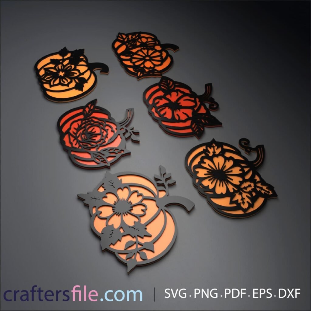 Download 6 Exclusive laser cut files fall Décor – Perfect for Seasonal ...