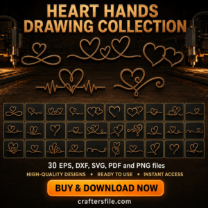 Heart Hands Drawing