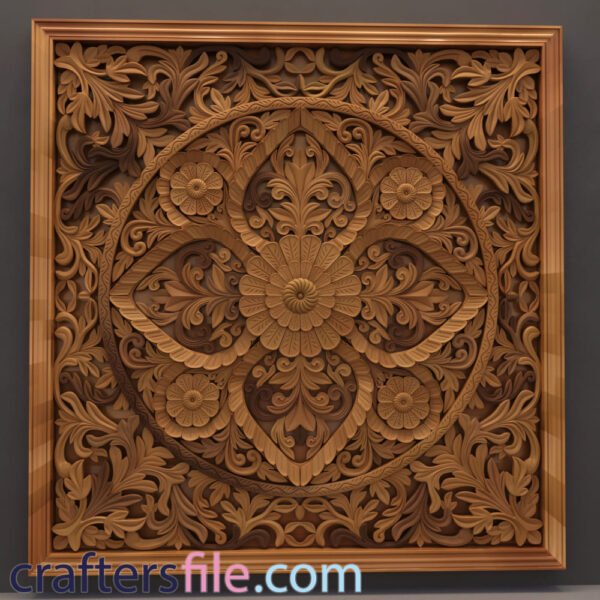 cnc flower design 3d