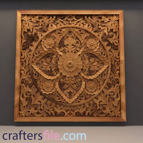 cnc flower design 3d