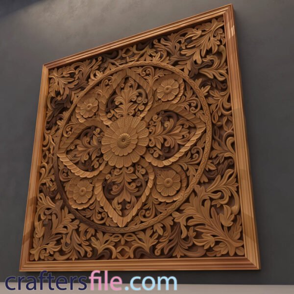 cnc flower design 3d