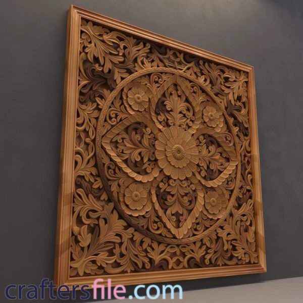 cnc flower design 3d