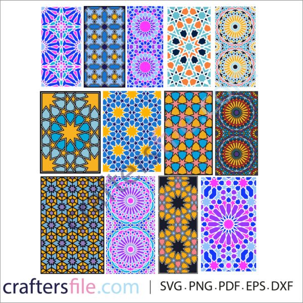 colorful moroccan tile