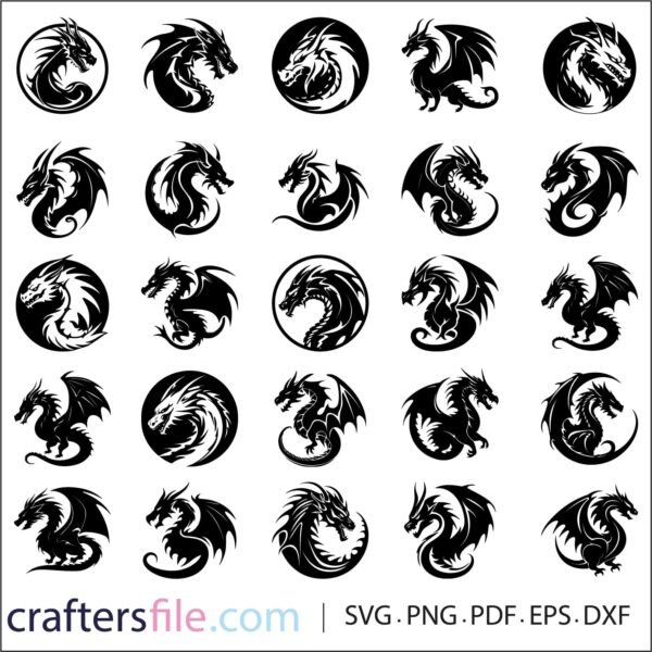 dragon vector images