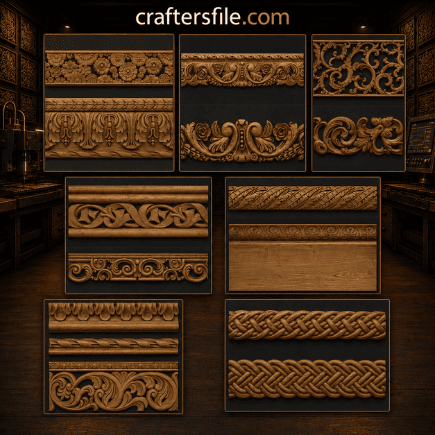 3D CNC Wood Carving Mega Bundle – STL Router Files