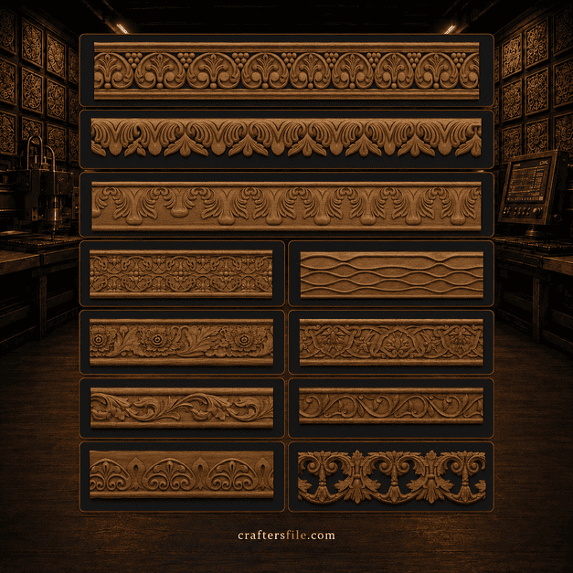 3D CNC Wood Carving Mega Bundle – STL Router Files