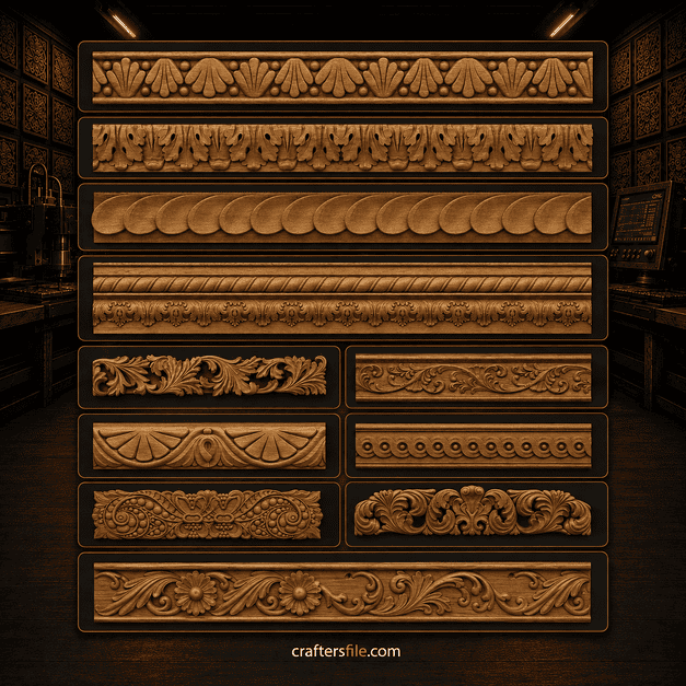 3D CNC Wood Carving Mega Bundle – STL Router Files