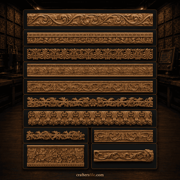 3D CNC Wood Carving Mega Bundle – STL Router Files