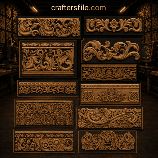 3D CNC Wood Carving Mega Bundle – STL Router Files