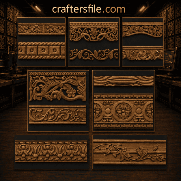 3D CNC Wood Carving Mega Bundle – STL Router Files