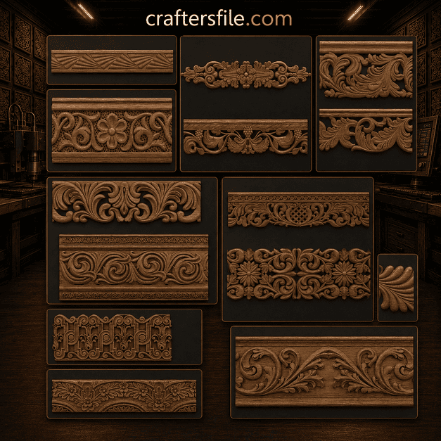 3D CNC Wood Carving Mega Bundle – STL Router Files