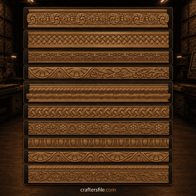 3D CNC Wood Carving Mega Bundle – STL Router Files
