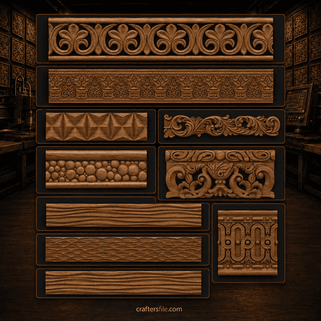 3D CNC Wood Carving Mega Bundle – STL Router Files