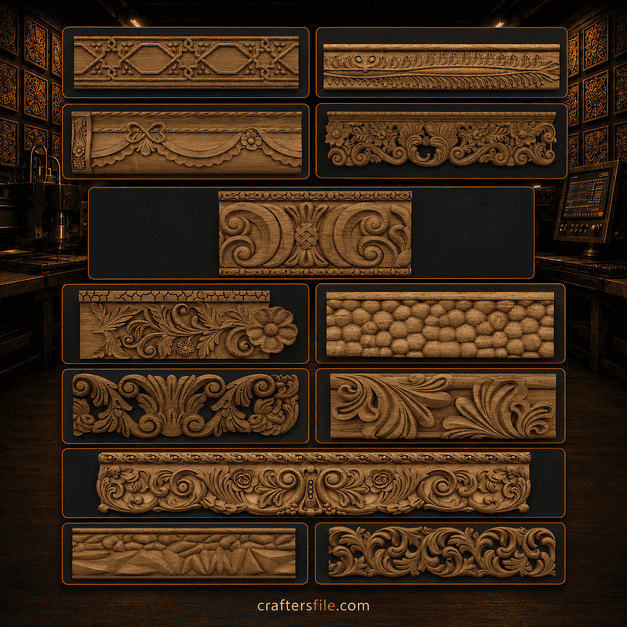 3D CNC Wood Carving Mega Bundle – STL Router Files